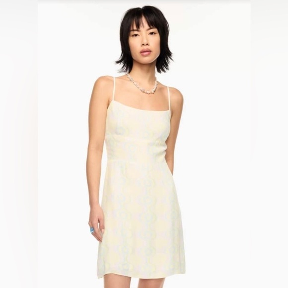 Wilfred Dresses & Skirts - WILFRED Sz 8 Spaghetti Strap Lined Pencil Skirt Seam Pocket Zipper Closure Dress